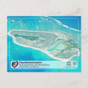 UNESCO Papahānaumokuākea - Pearl and Hermes Atoll  Postcard