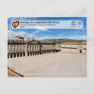 UNESCO - Plaza del Obradoiro / Praza do Obradoiro  Postcard