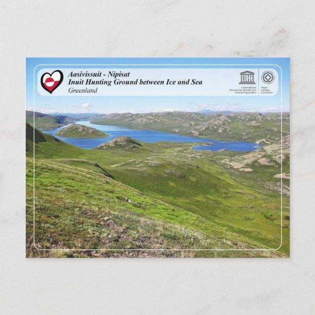 UNESCO WHS - Aasivissuit – Nipisat Postcard (Front)