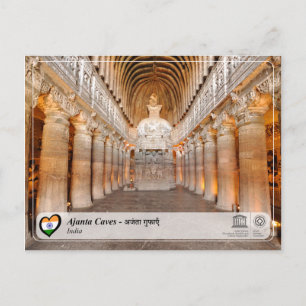 UNESCO WHS - Ajanta Caves Postcard