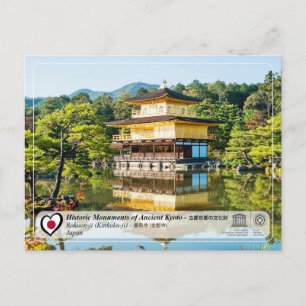 UNESCO WHS - Ancient Kyoto -Rokuon-ji - 鹿苑寺 Postcard