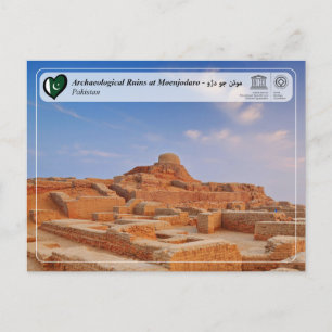 UNESCO WHS - Archaeological Ruins at Moenjodaro Postcard