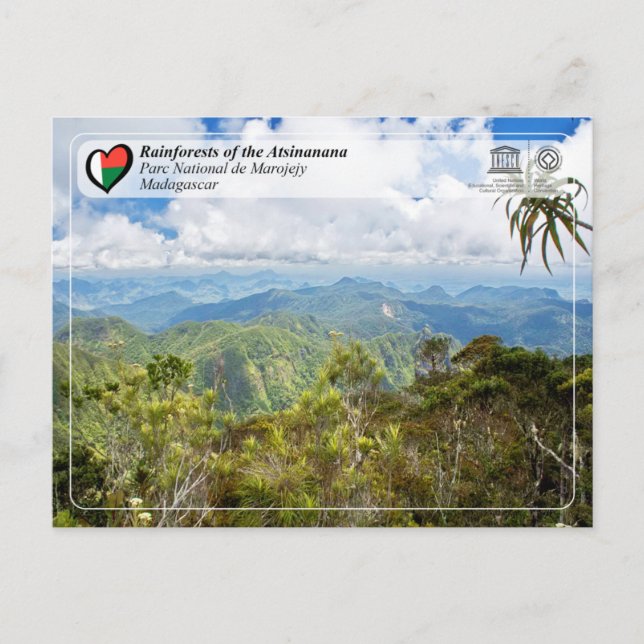 UNESCO WHS - Atsinanana - Marojejy National Park Postcard (Front)