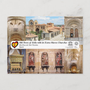 UNESCO WHS - Ávila - Basílica de San Vicente Postcard