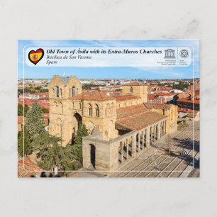 UNESCO WHS - Ávila - Basílica de San Vicente Postcard