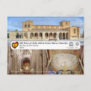 UNESCO WHS - Ávila - Basílica de San Vicente Postcard