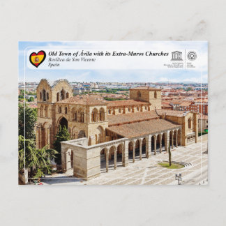 UNESCO WHS - Ávila - Basílica de San Vicente Postcard