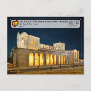 UNESCO WHS - Ávila - Basílica de San Vicente Postcard