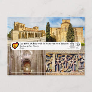 UNESCO WHS - Ávila - Basílica de San Vicente Postcard