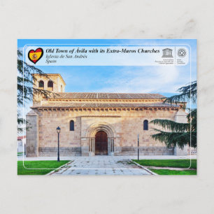 UNESCO WHS - Ávila - Iglesia de San Andrés Postcard