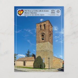 UNESCO WHS - Ávila - Iglesia de San Martín Postcard