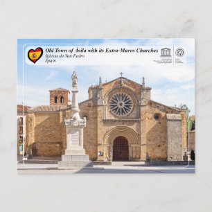 UNESCO WHS - Ávila - Iglesia de San Pedro Postcard
