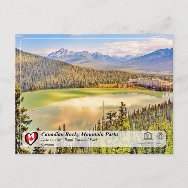 UNESCO WHS - Banff National Park Postcard (Front)