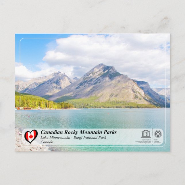 UNESCO WHS - Banff National Park Postcard (Front)
