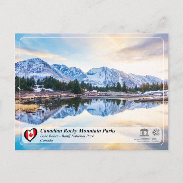 UNESCO WHS - Banff National Park Postcard (Front)
