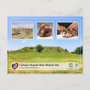 UNESCO WHS - Cahokia Mounds State Historic Site Postcard