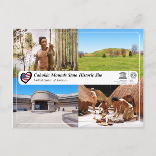 UNESCO WHS - Cahokia Mounds State Historic Site Postcard