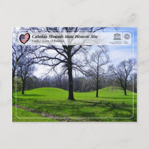 UNESCO WHS - Cahokia Mounds State Historic Site Postcard