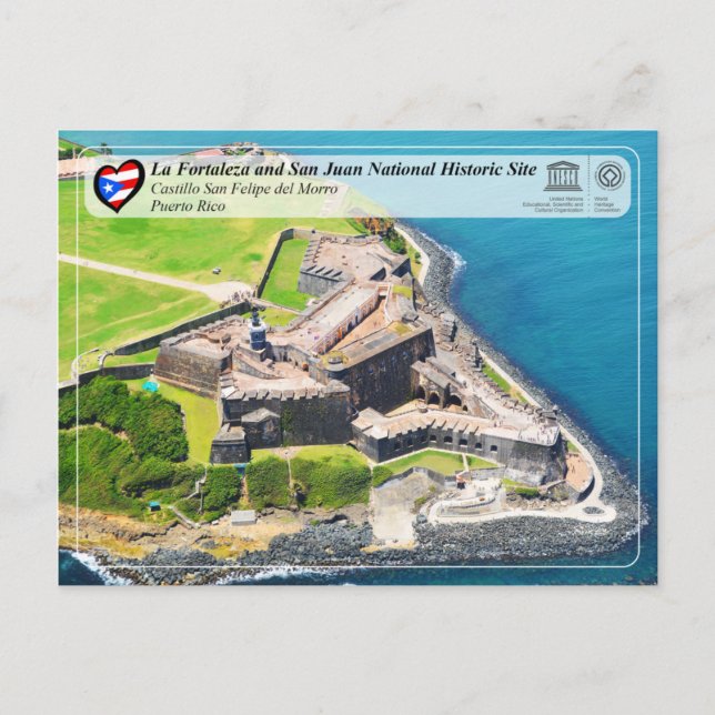 UNESCO WHS - Castillo San Felipe del Morro Postcard (Front)