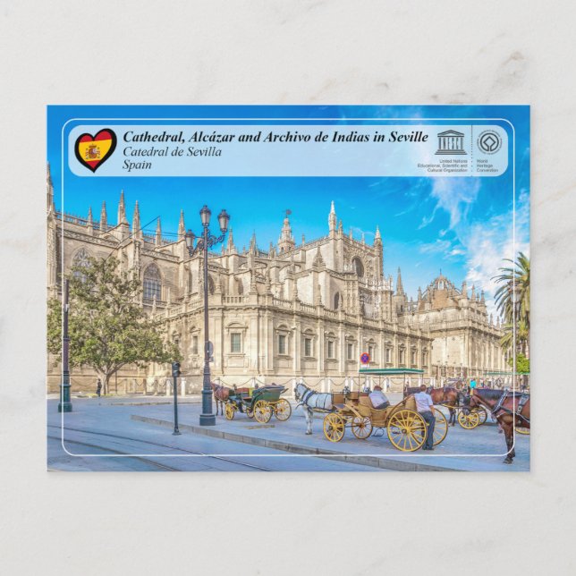 UNESCO WHS - Catedral de Sevilla Postcard (Front)