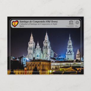 UNESCO WHS - Cathedral of Santiago de Compostela Postcard