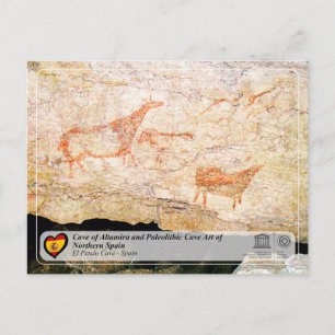 UNESCO WHS - Cave of El Pendo / Cueva de El Pendo Postcard