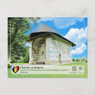 UNESCO WHS - Churches of Moldavia - Arbore Postcard
