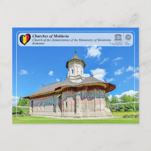 UNESCO WHS - Churches of Moldavia - Moldovita Postcard