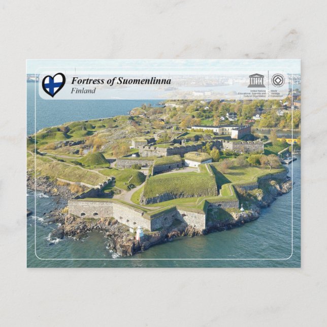 UNESCO WHS - Fortress of Suomenlinna Postcard (Front)