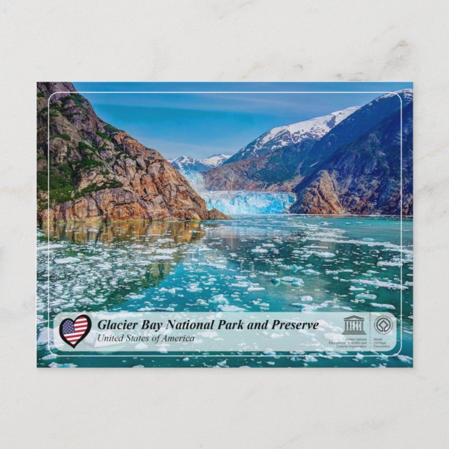 UNESCO WHS- Glacier Bay National Park and Preserve Postcard (Front)