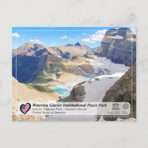 UNESCO  WHS - Glacier NP - Grinnell Glacier Postcard
