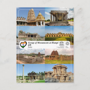 UNESCO WHS - Group of Monuments at Hampi Postcard