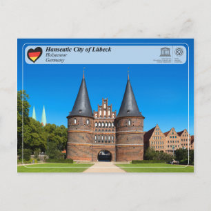 UNESCO WHS - Hanseatic City of Lübeck - Holstentor Postcard