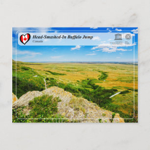 UNESCO WHS - Head-Smashed-In Buffalo Jump Postcard