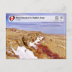UNESCO WHS - Head-Smashed-In Buffalo Jump Postcard