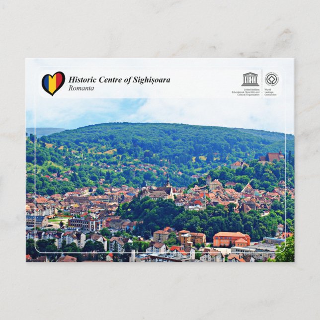 UNESCO WHS - Historic Centre of Sighisoara Postcard (Front)