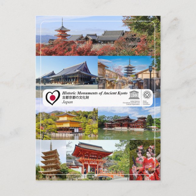 UNESCO WHS - Historic Monuments of Ancient Kyoto Postcard (Front)
