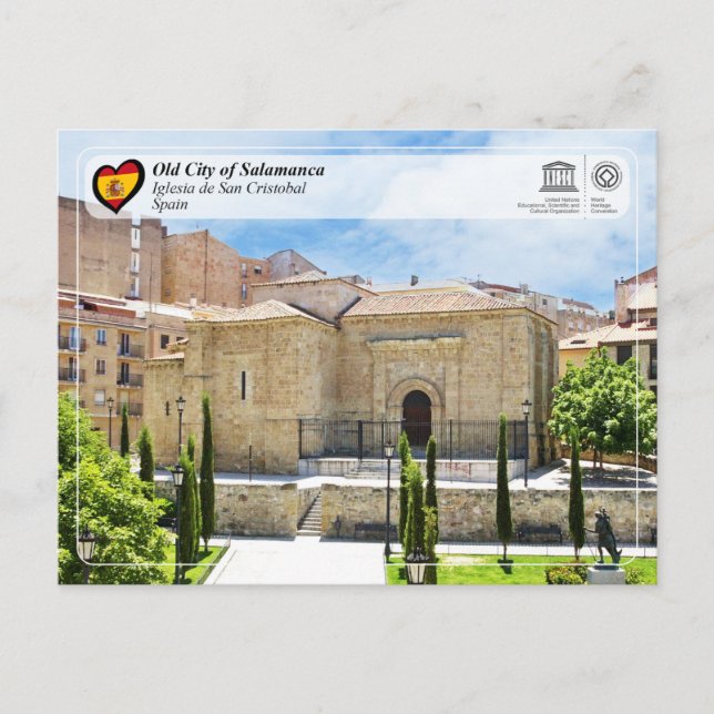 UNESCO WHS - Iglesia de San Cristobal Postcard (Front)