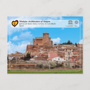 UNESCO WHS - Iglesia de Santa Tecla   Postcard