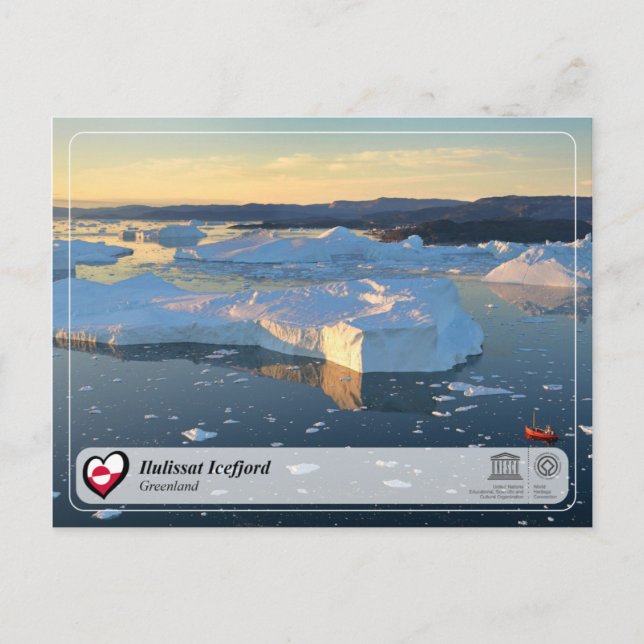 UNESCO WHS - Ilulissat Icefjord Postcard (Front)
