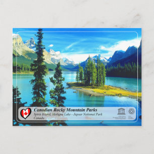 UNESCO WHS - Jasper National Park Postcard