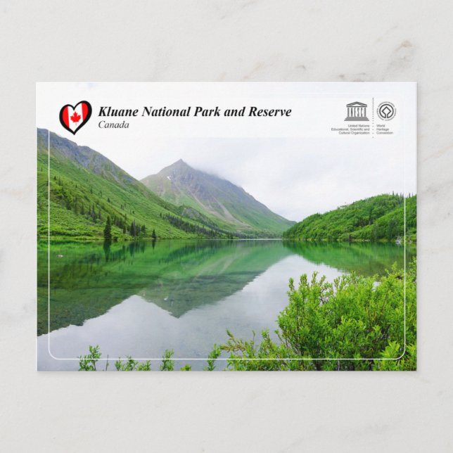 UNESCO WHS - Kluane National Park and Reserve Postcard (Front)