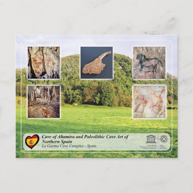 UNESCO WHS - La Garma Cave Complex Postcard (Front)