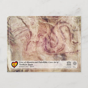 UNESCO WHS - Llonín Cave / Cueva de Llonín Postcard