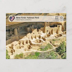 UNESCO WHS - Mesa Verde National Park Postcard