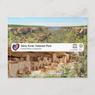 UNESCO WHS - Mesa Verde National Park Postcard