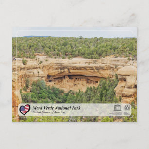 UNESCO WHS - Mesa Verde National Park Postcard