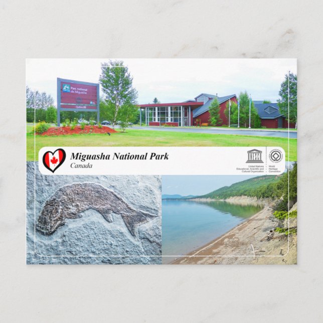 UNESCO WHS - Miguasha National Park Postcard (Front)