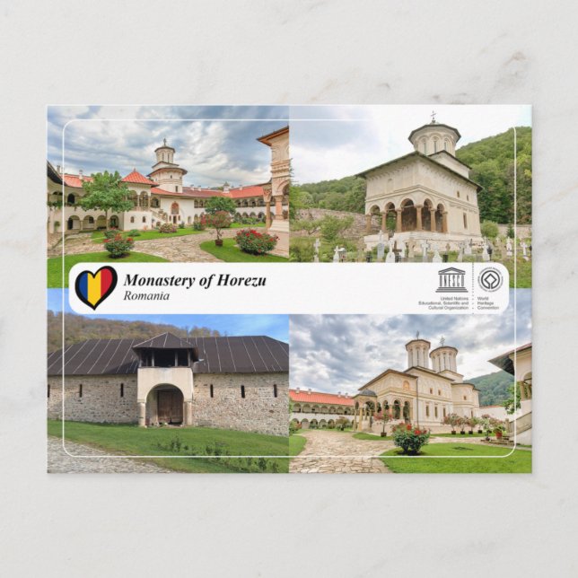 UNESCO WHS - Monastery of Horezu Postcard (Front)