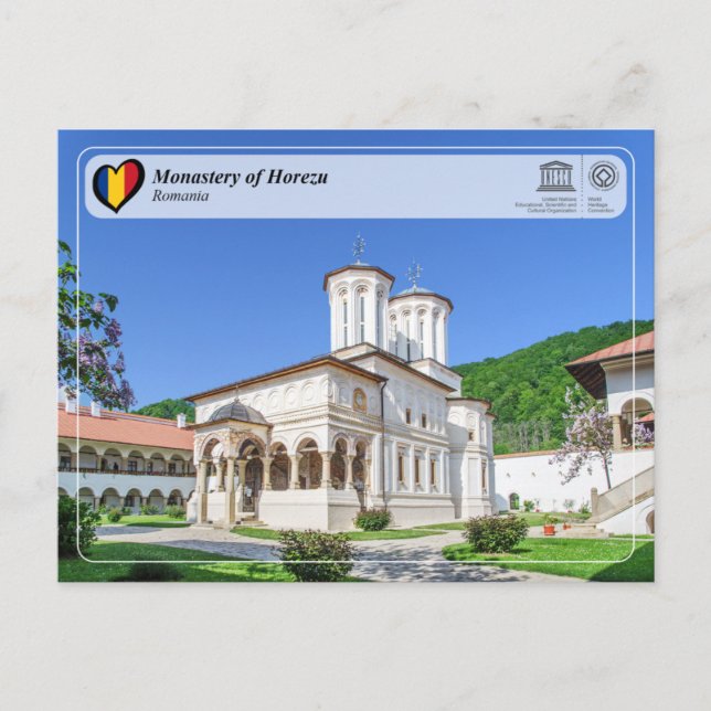 UNESCO WHS - Monastery of Horezu Postcard (Front)